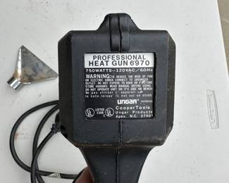 T77 - $20. Ungar Professional Heat Gun 6970. 