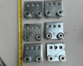 T94 - $25 each. 6 available. 4 wheel trolley assembly. 