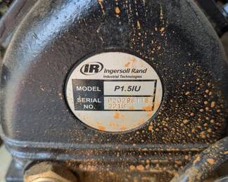 T71 - $400. Ingersoll Rand. 20 gallon Air compressor. Model P1.5IU. Runs great - appears to have some rust inside that needs to be dealt with. 