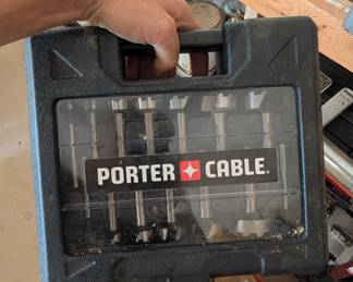 T27 - $30. Porter Cable 14 pc forstner drill bit set. 