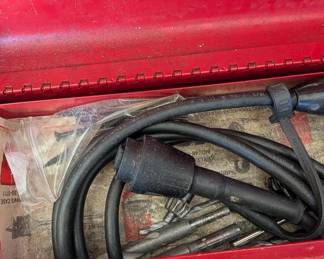 T50 - $75. Milwaukee Magnum Hammer Drill. Model #5370-1. In metal case. Tested & Works. 