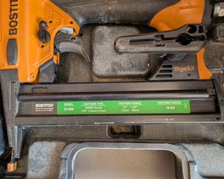 T52 - $60. Bostitch Model SX1838. 18ga. Finish Stapler. 