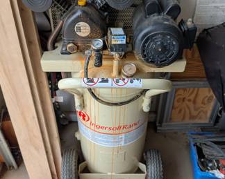 T71 - $400. Ingersoll Rand. 20 gallon Air compressor. Model P1.5IU. Runs great - appears to have some rust inside that needs to be dealt with. 