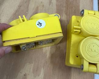 T112 - 2 available. $25 each. Woodhead Watertite Receptacle. 