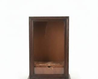 Vintage Wooden Jewelry Display Cabinet