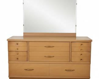 MCM Stanley "Distinctive Furniture" Long Dresser with Mirror