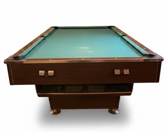 Vintage Frederick Willy's Pool Table