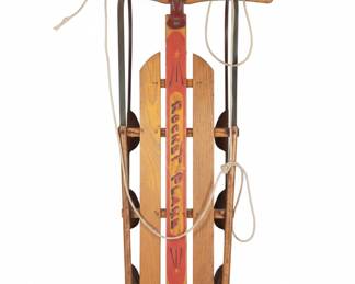 Vintage Rocket Plane Sled
