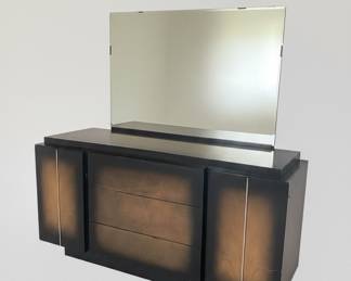 Kent Coffey "The Savoy" Long Dresser with Mirror