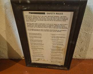 TWA Safety Rules