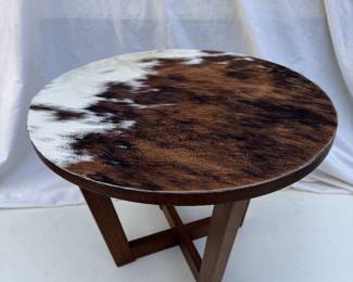 20 side table Cow Hide 