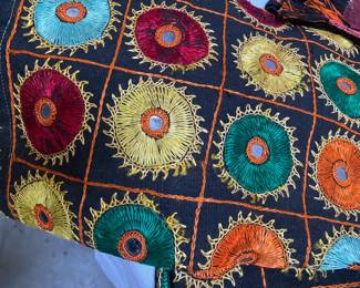 Embroidered Banjara Shisha Mirror work from Gujarat, India