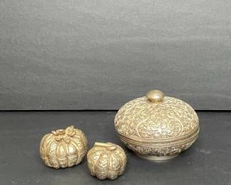 Pumpkin Trinket Boxes