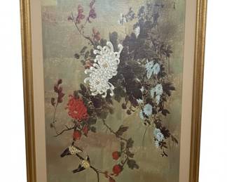Hui Chi Mau "Oriental Autumn" Framed Print