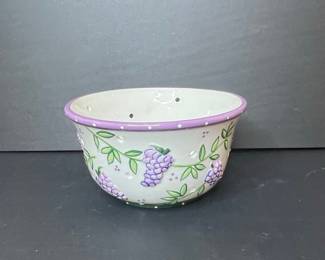 Bella Casa by Ganz Ceramic Colander Bowl
