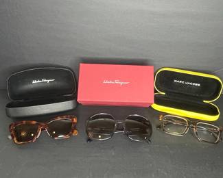 Salvatore Ferragamo and Marc Jacobs Eyewear Collection