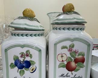 Villeroy & Boch French Garden Charm Canisters