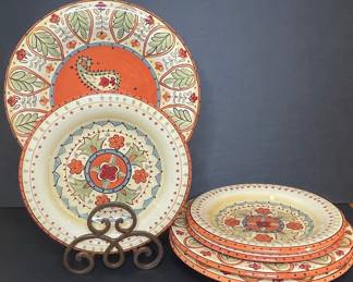 Tabletops Lifestyles Empire Hand Painted Plates
