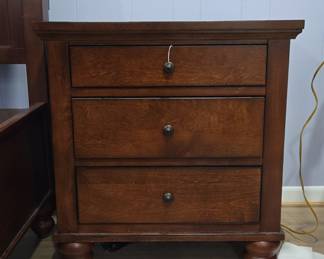 Wood Nightstand