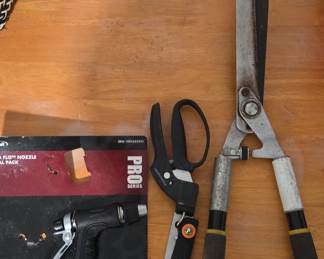 Fiskars Bypass Loppers and Pro Series Garden Sprayer Nozzle
