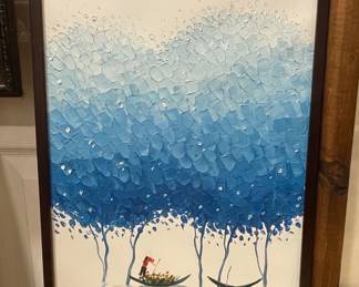 Vietnamese River Scene Painting