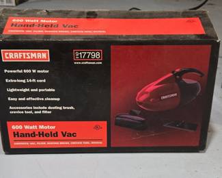 Craftsman and-Held Vacuum Cleaner