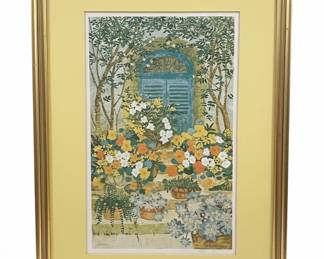 John Powell "Garden Window" Serigraph Print