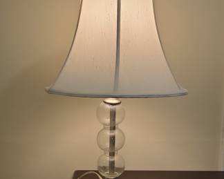 Glass Triple-Sphere Table Lamp