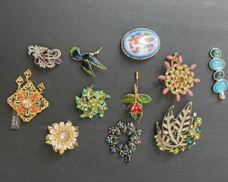 Vtg & Modern Brooches