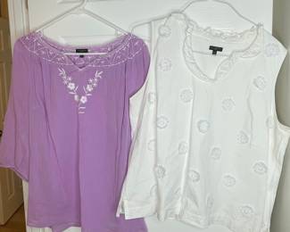 Talbots Embroidered Tops
