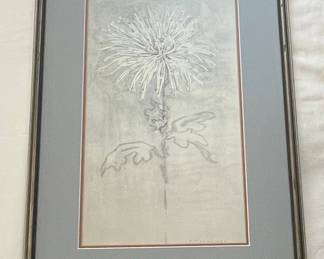 Piet Mondrian "Chrysanthemum" Lithograph