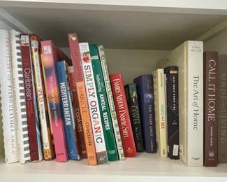 Assorted Cookbook and Lifestyle Books