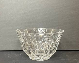 Vintage Marquis by Waterford Crystal Bowl with Floral Etching