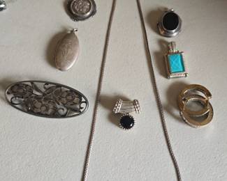 Sterling silver necklaces and more.