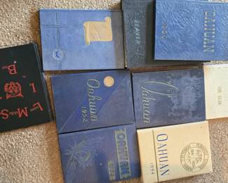 Vintage Yearbooks Hawaii.