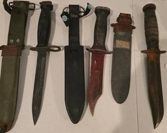 mk3, usm8a,ontario knife co and more military fixed blades 