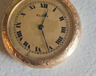 14 Karat gold Elgin Women's pocket watch.