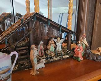 Vintage nativity scene.