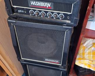 Washburn and speakers 