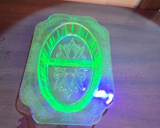 Uranium glass.