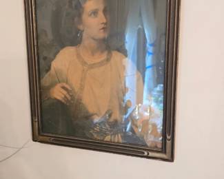 Vintage frame print.
