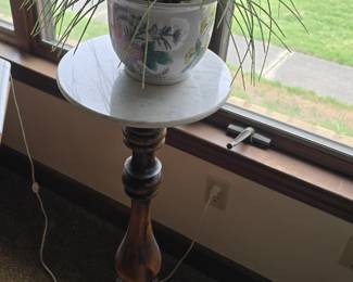 Plant stand.