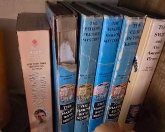 Vintage Hardy Boys books.