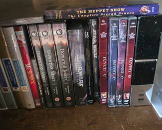 DVD box sets.