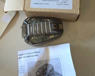 Hel star survival light strobe new in box 