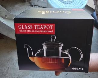 glass teapot 