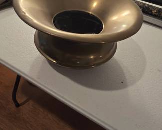 Brass spittoon 