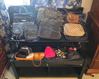 lots of purses and more 