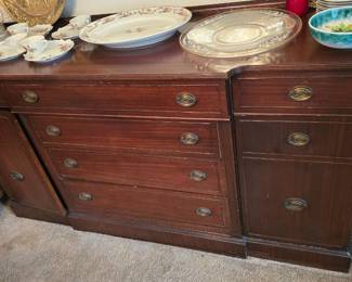 Vintage buffet.