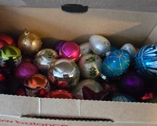 vintage Christmas ornaments 